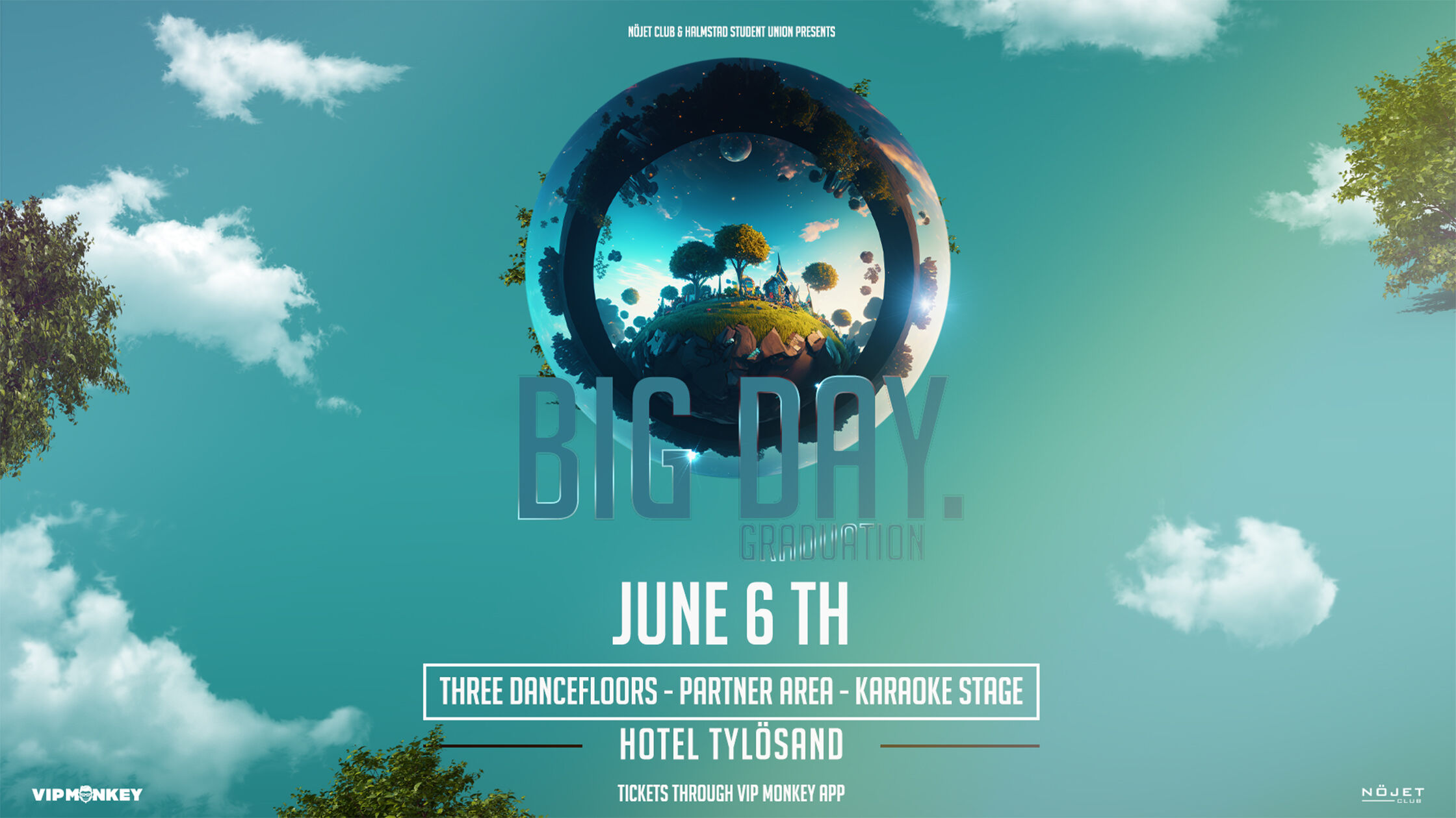 Den 6 juni samlas studenter på Leif’s Lounge, Hotel Tylösand fö