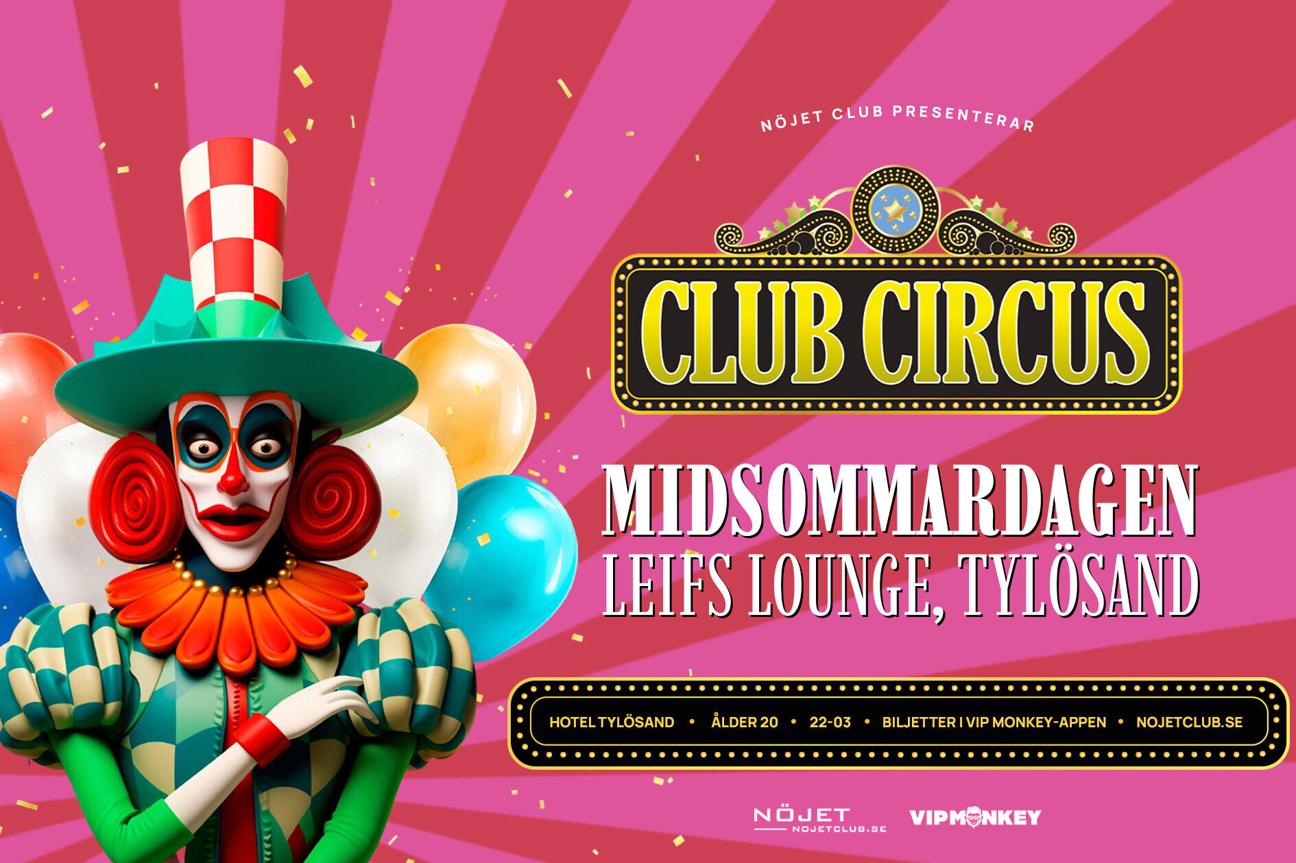 Nattklubben Club Circus på Hotel Tylösand.