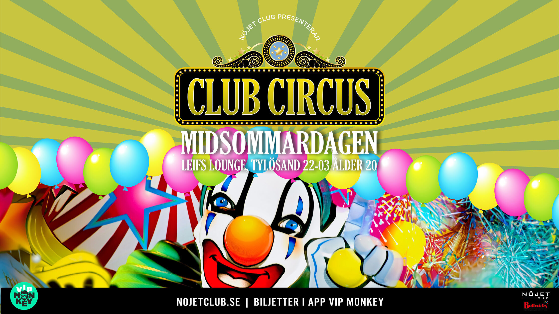 Club Circus Midsommardagen