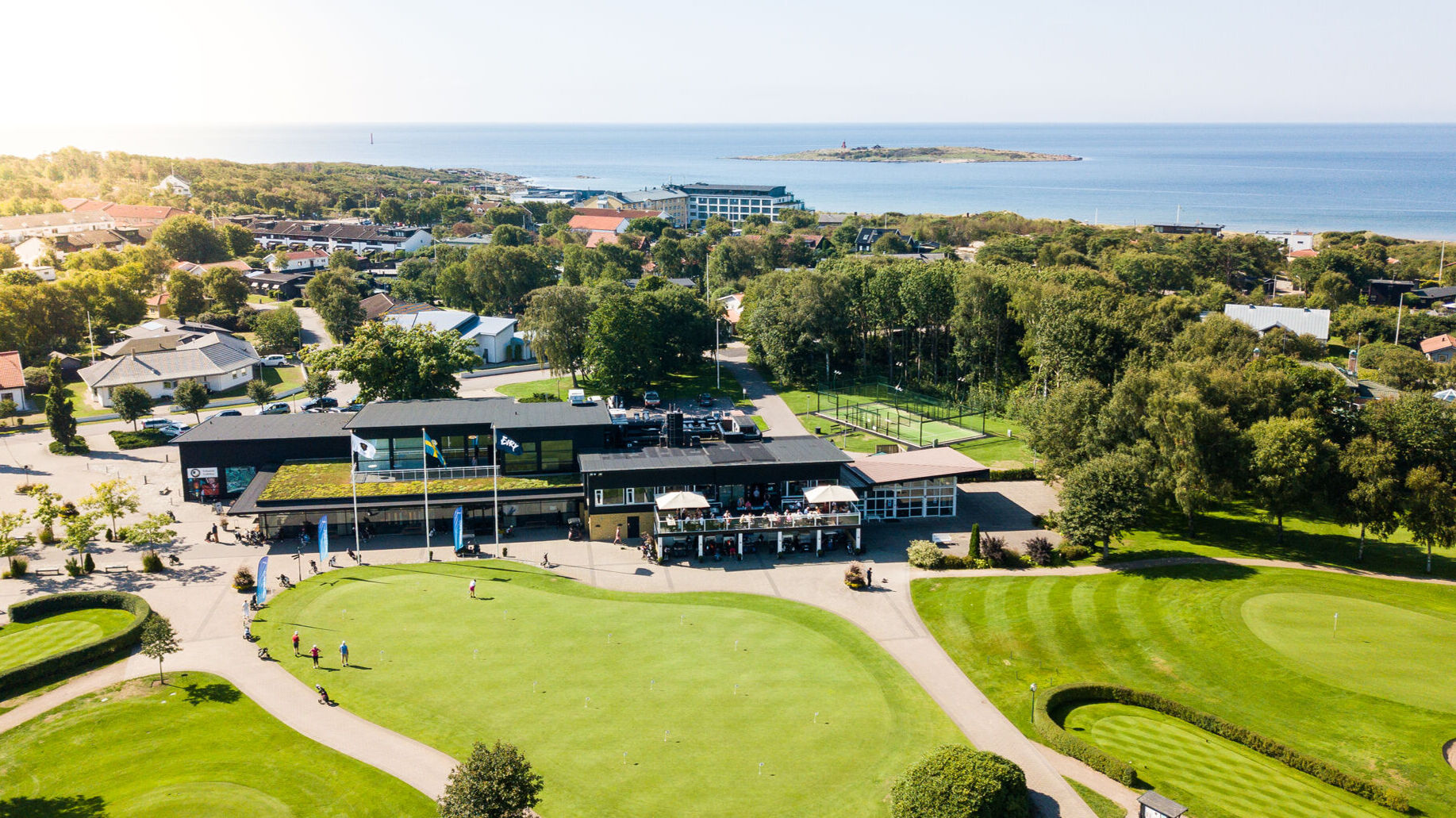 Halmstad Golfklubb i Tylösand.