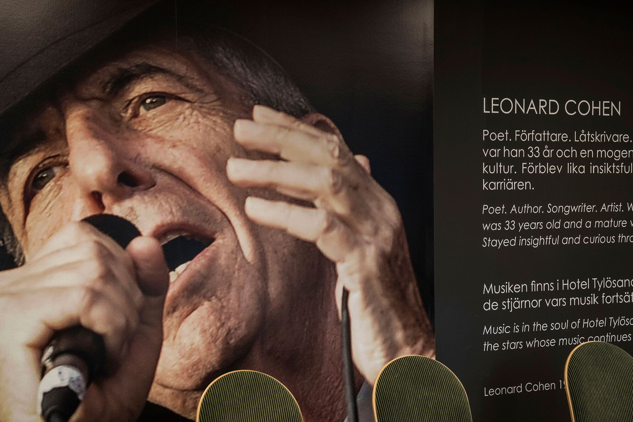 Hotel Tylösand Konferenslokal Leonard Cohen