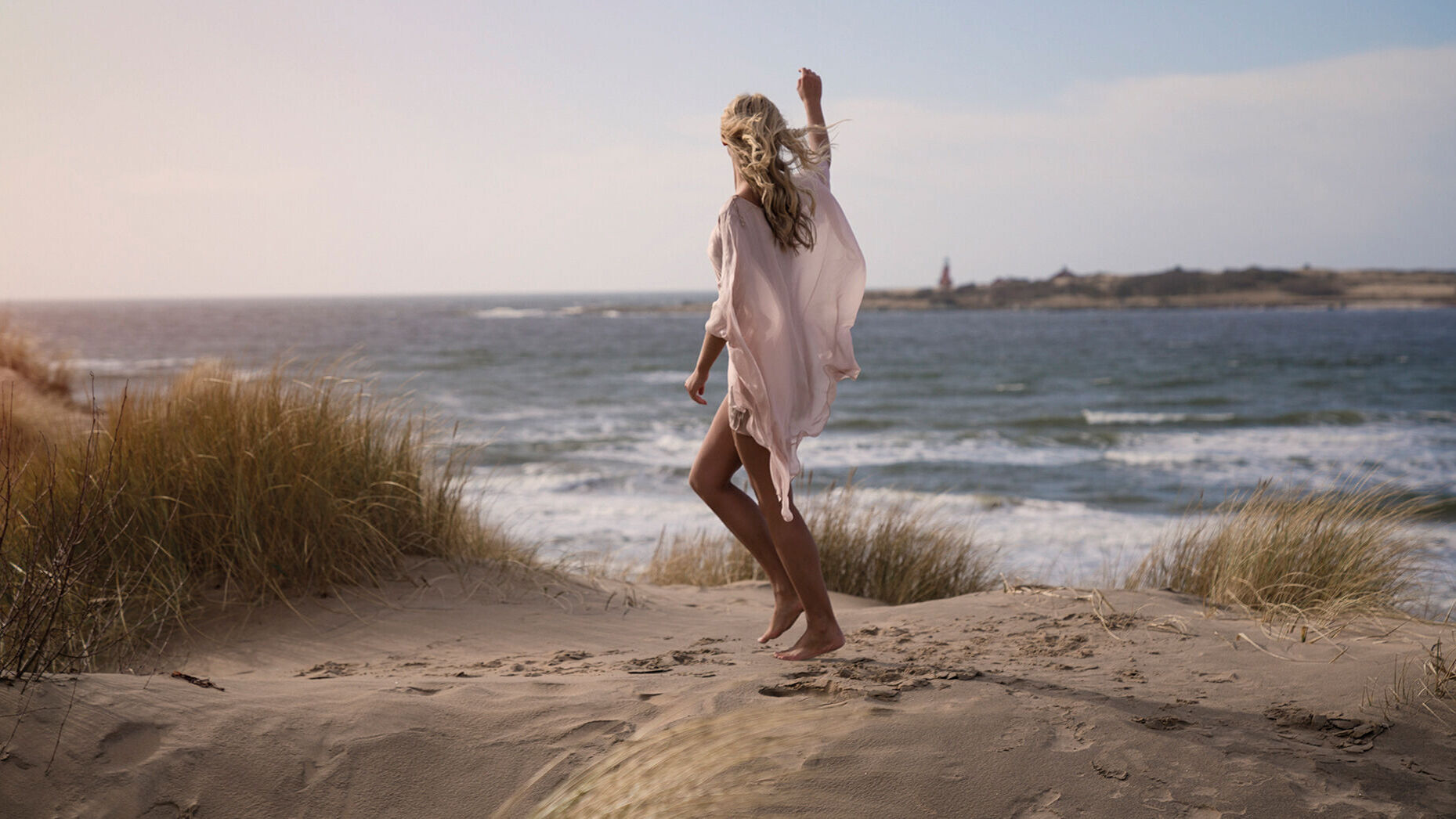 Woman on beach