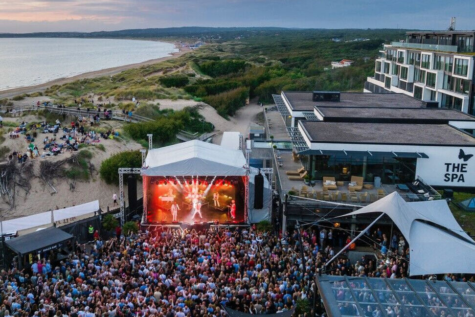 Konsert på Solgården på Hotel Tylösand.