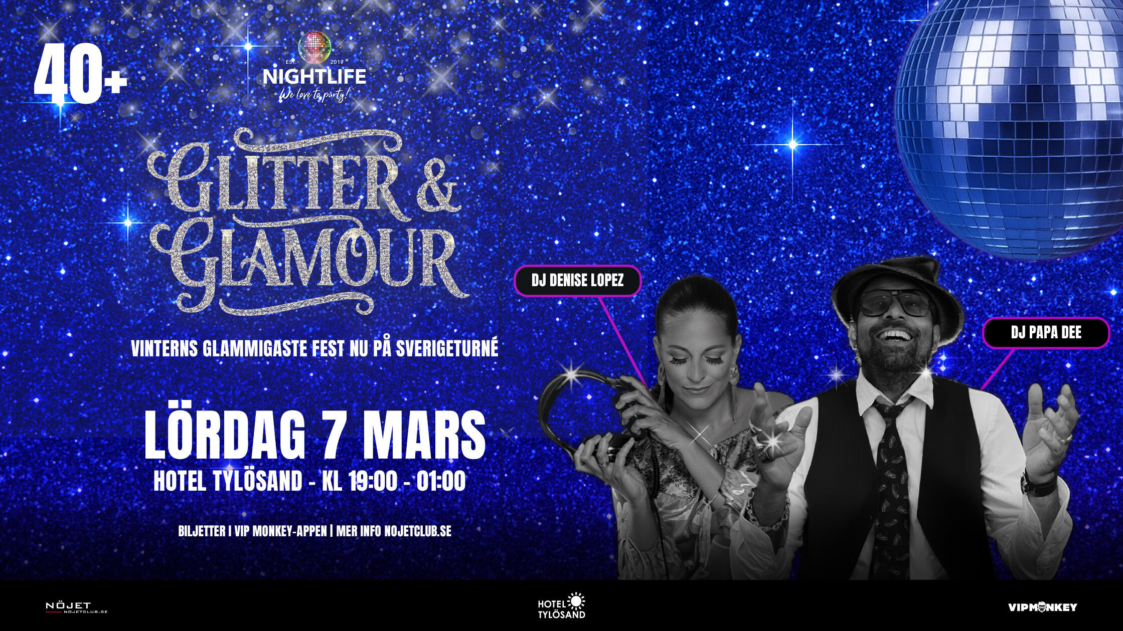Nattklubben 40+ på Hotel Tylösand.