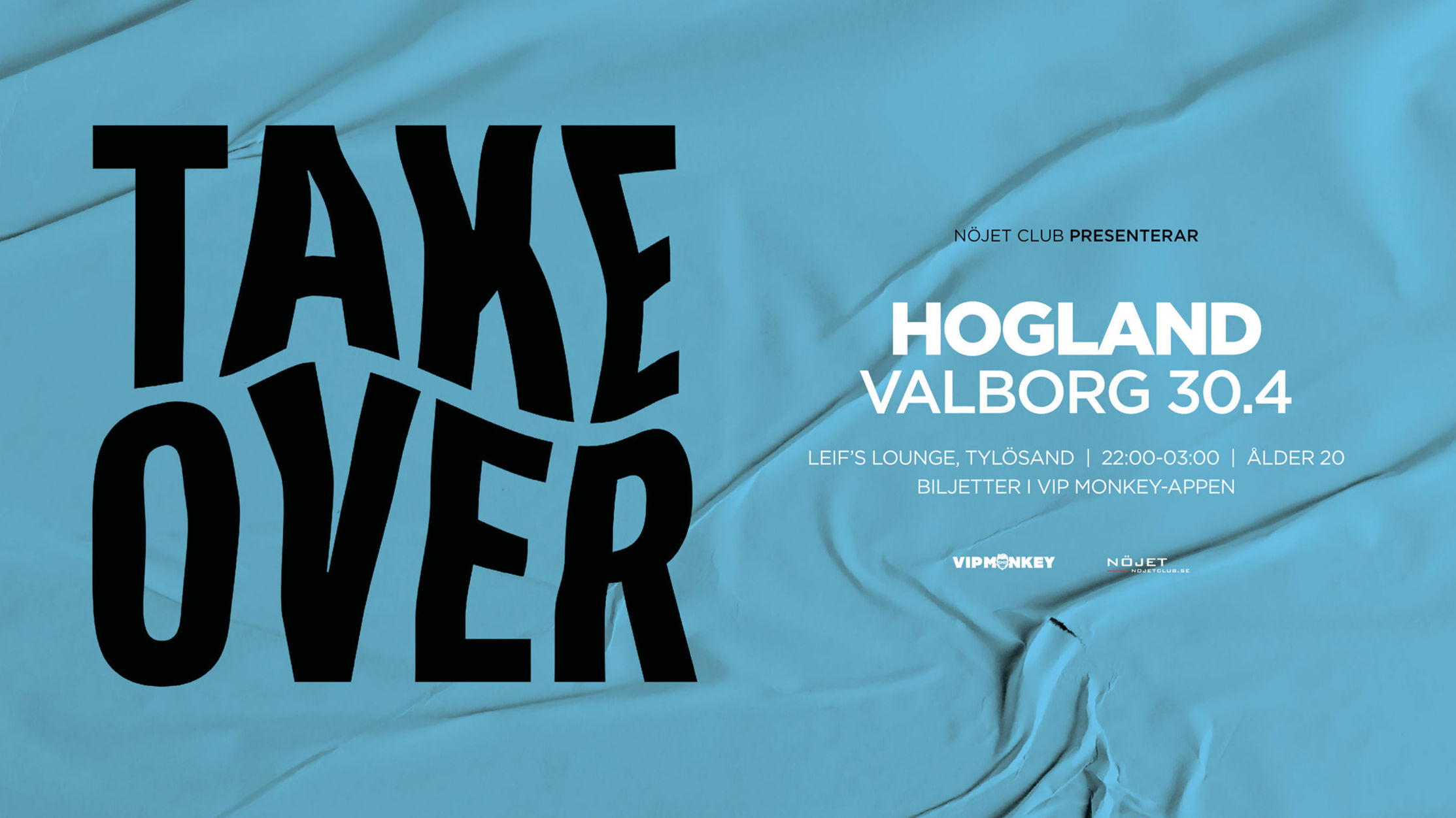 Valborgsklubben Take Over på Hotel Tylösand.