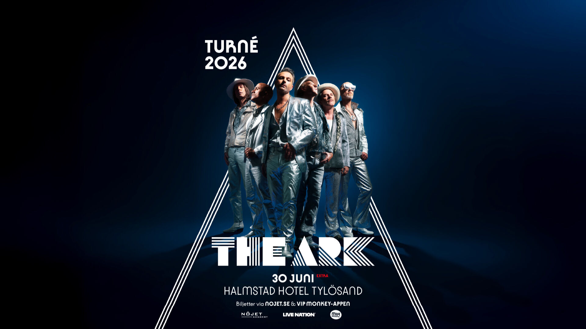 The Ark spelar på Hotel Tylösand 30 juni.