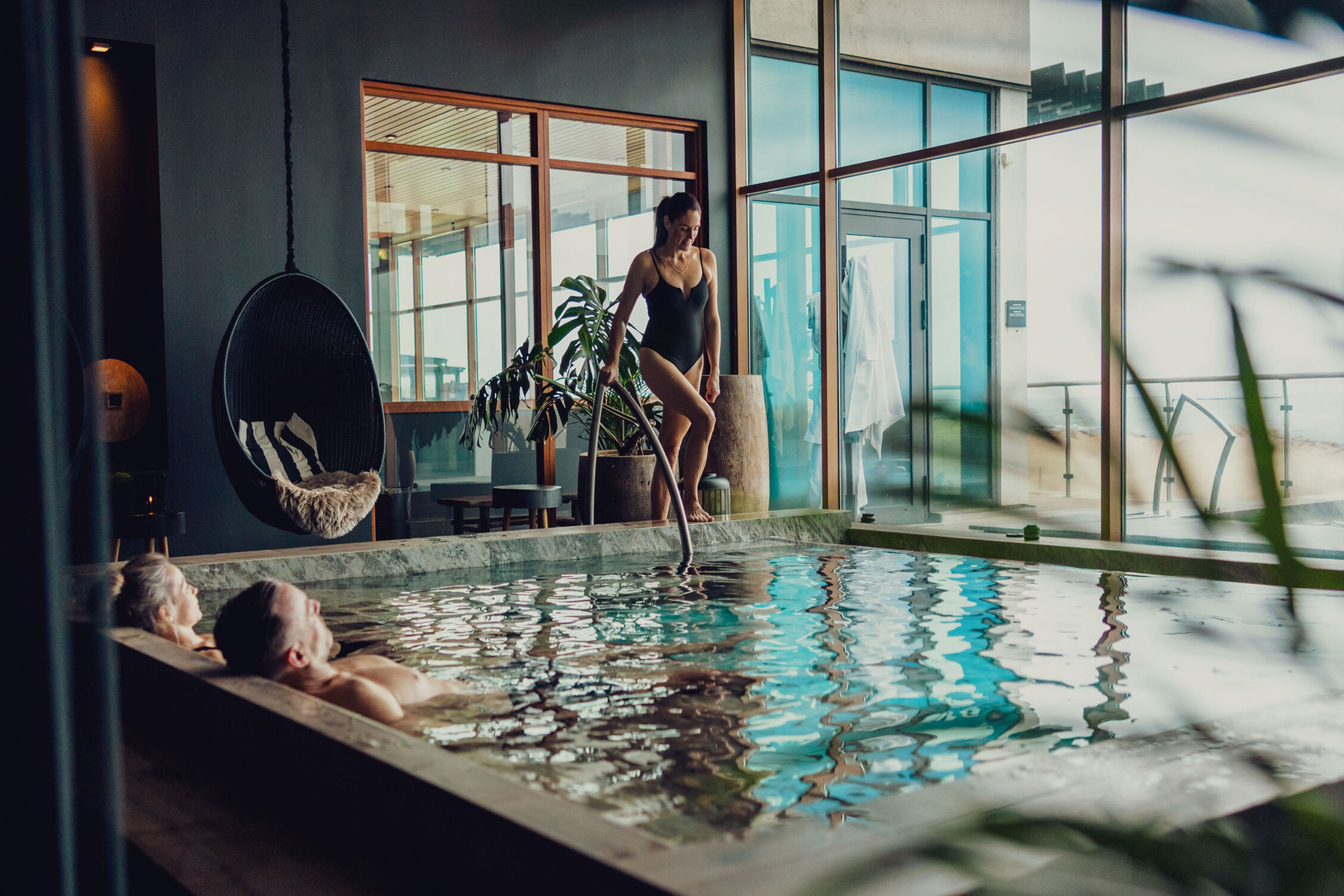 Par som är på The Spa på Hotel Tylösand.