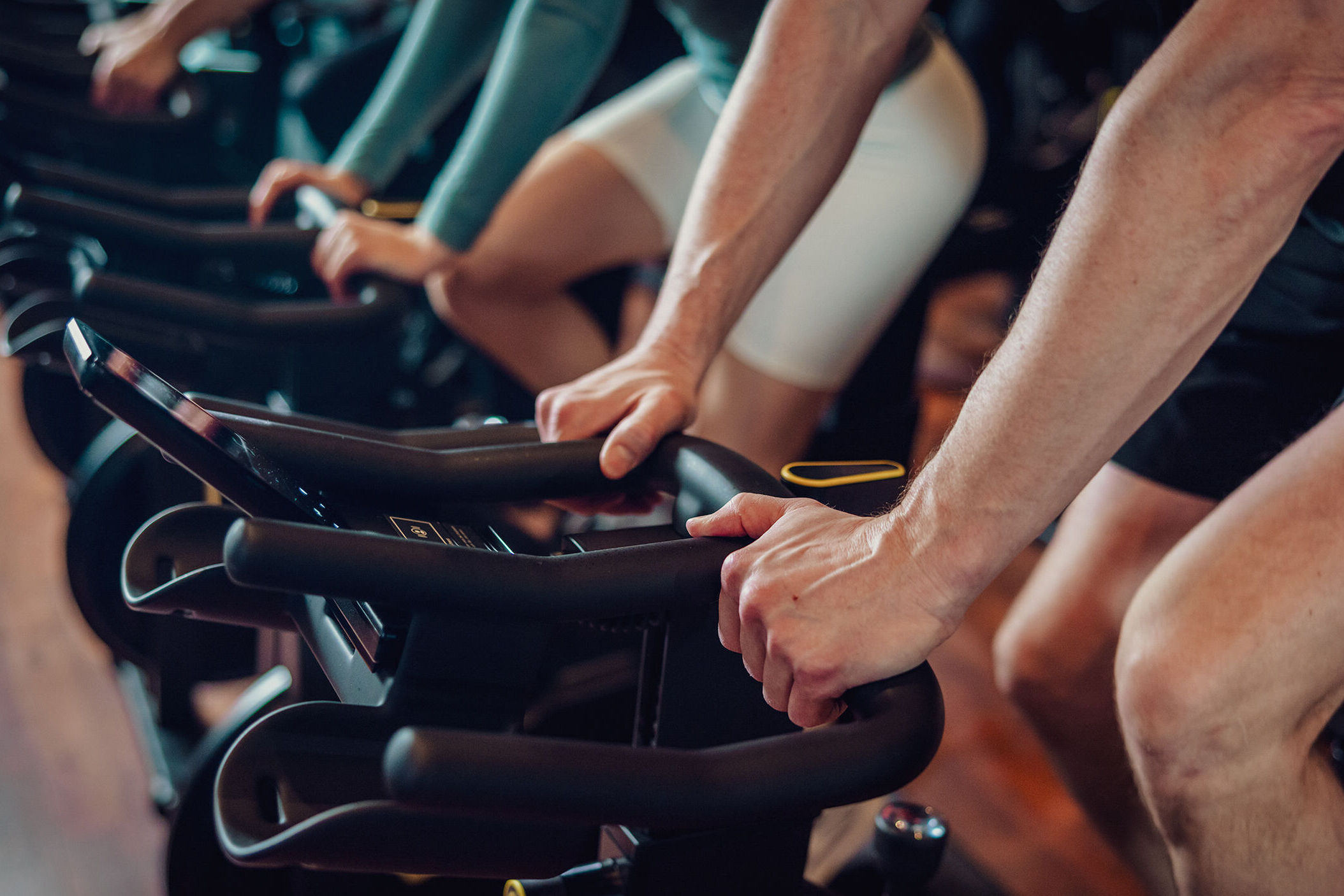 Hotel Tylösand spinningsal med spinning-cyklar