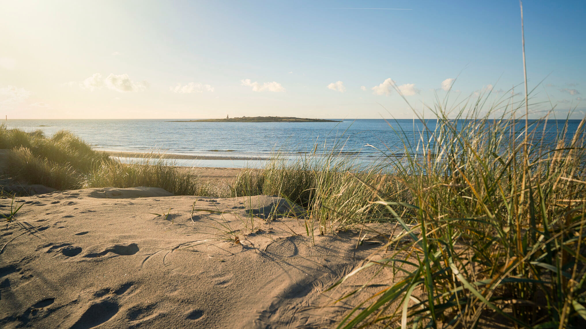 Tylösand strand utanför Hotel Tylösand.