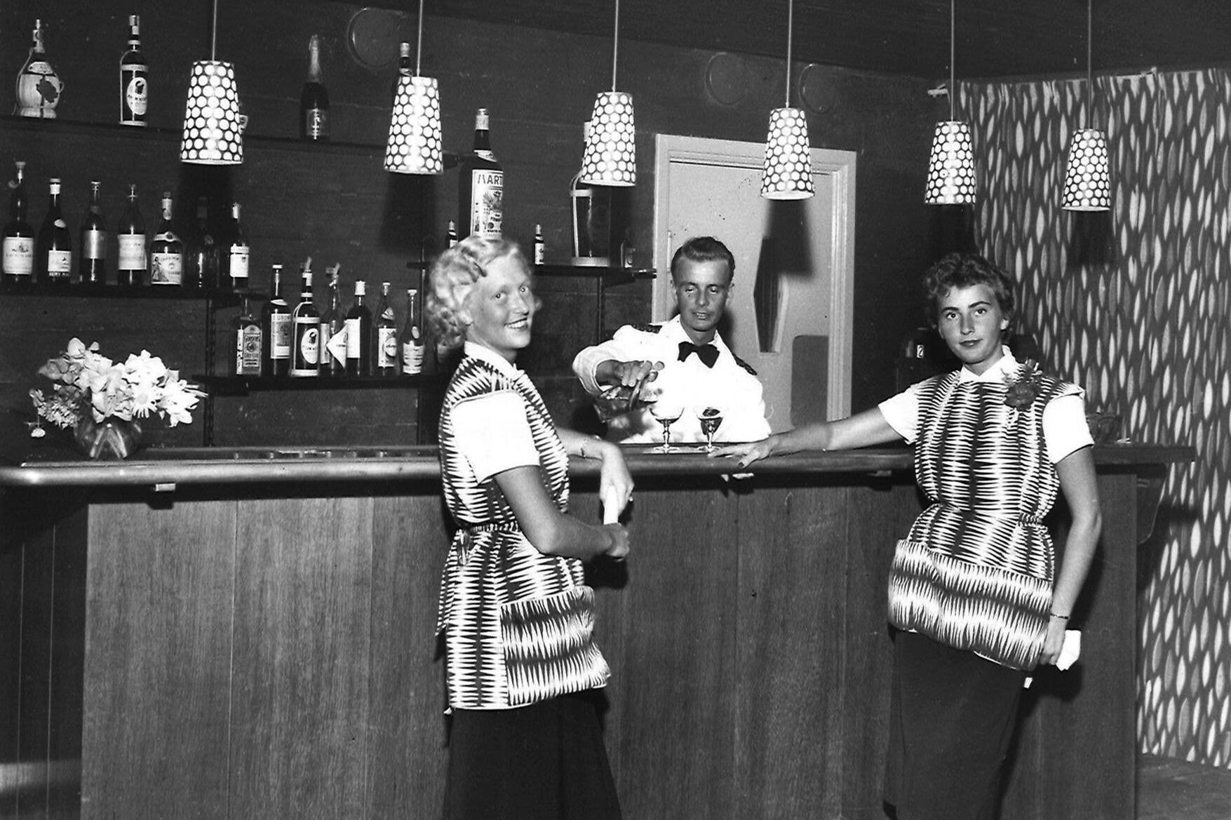 Tylöhus Serveringspersonal 1950-talet