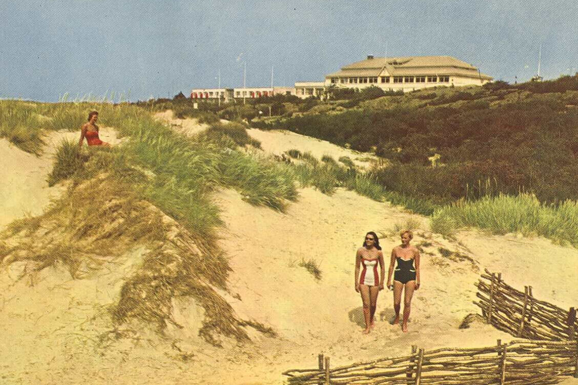 Tylösand strand vykort 1960-talet