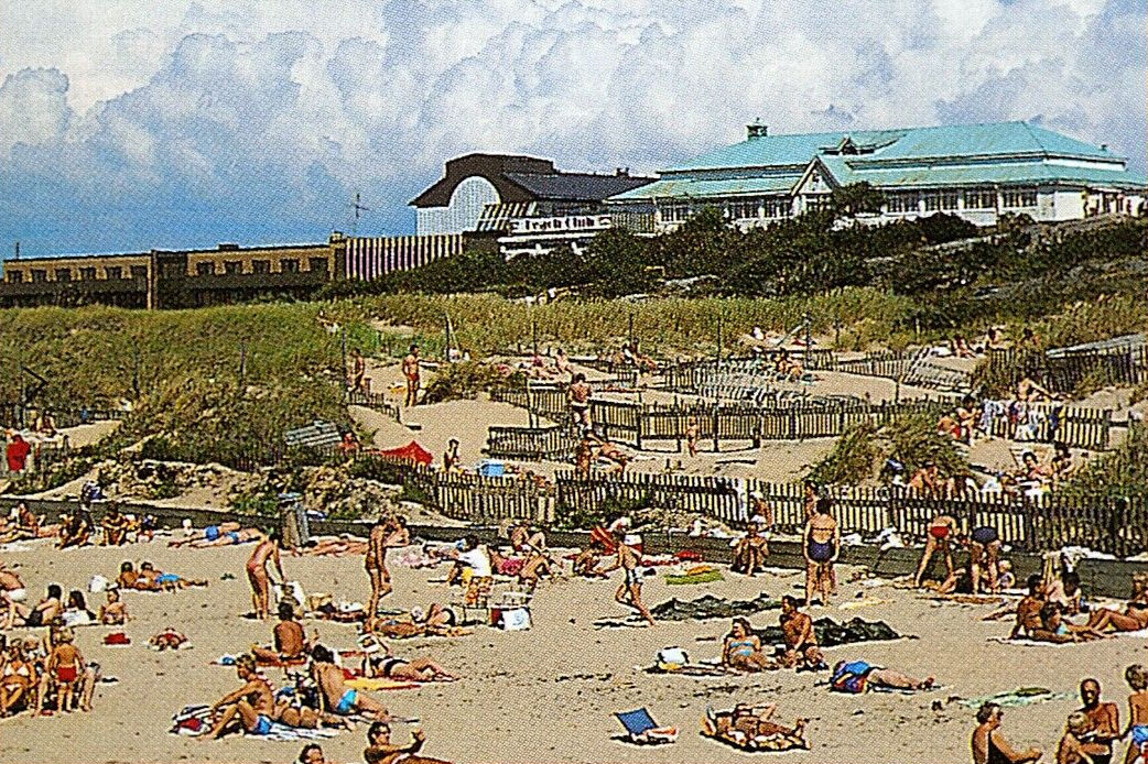 Tylösand strand vykort 1980-talet